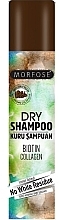 Парфумерія, косметика Сухий шампунь з біотином і колагеном для каштанового волосся - Morfose Dry Shampoo Biotin Collagen