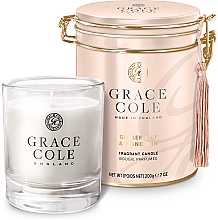 Духи, Парфюмерия, косметика Ароматизированная свеча - Grace Cole Boutique Ginger Lily & Mandarin Fragrant Candle