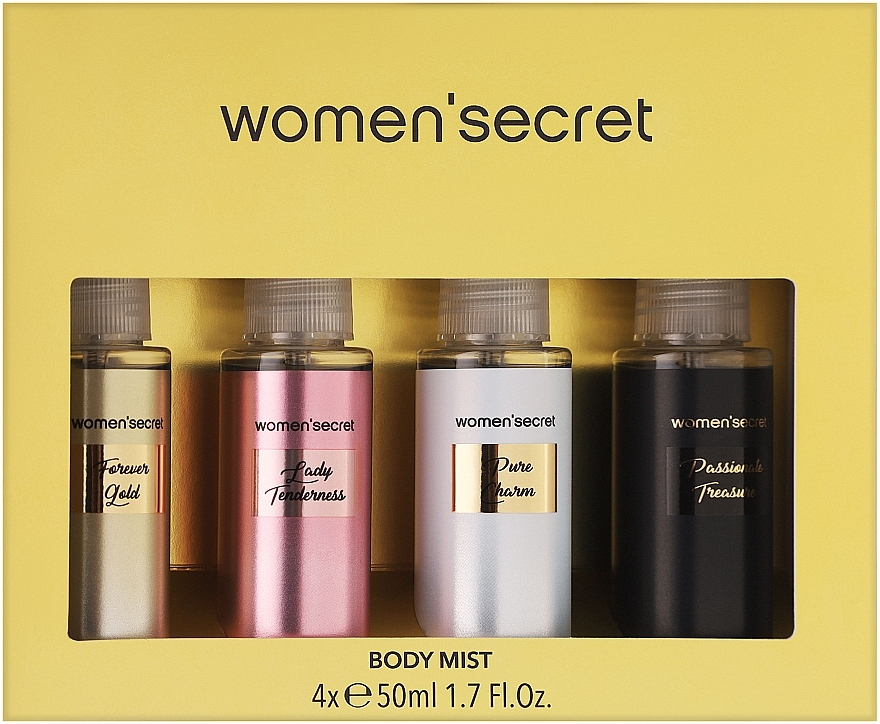 Women'Secret Pure Charm - Набор (b/mist/50ml*4)