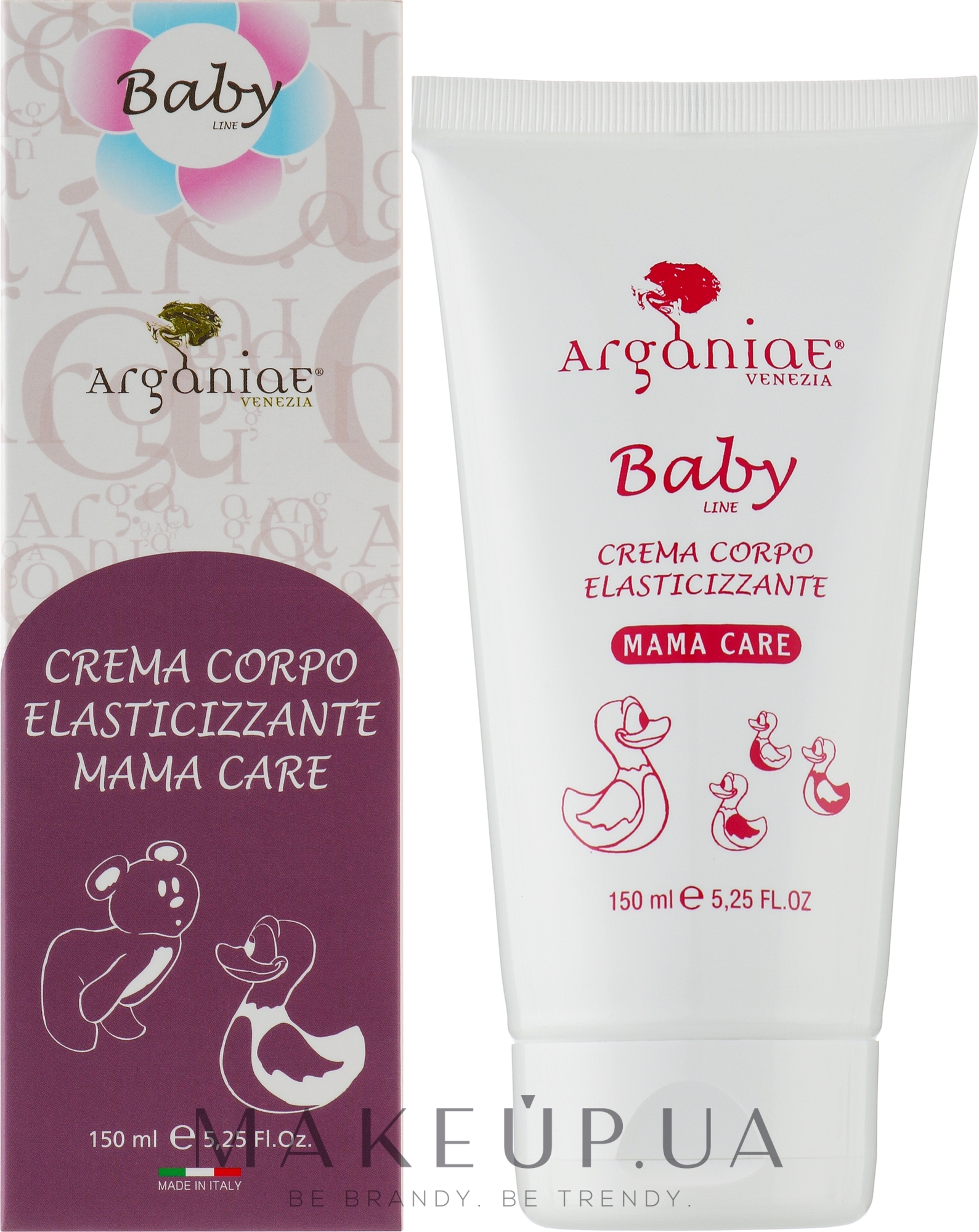Укрепляющий крем для беременных - Arganiae Mama Care Elasticizing Body Cream — фото 150ml