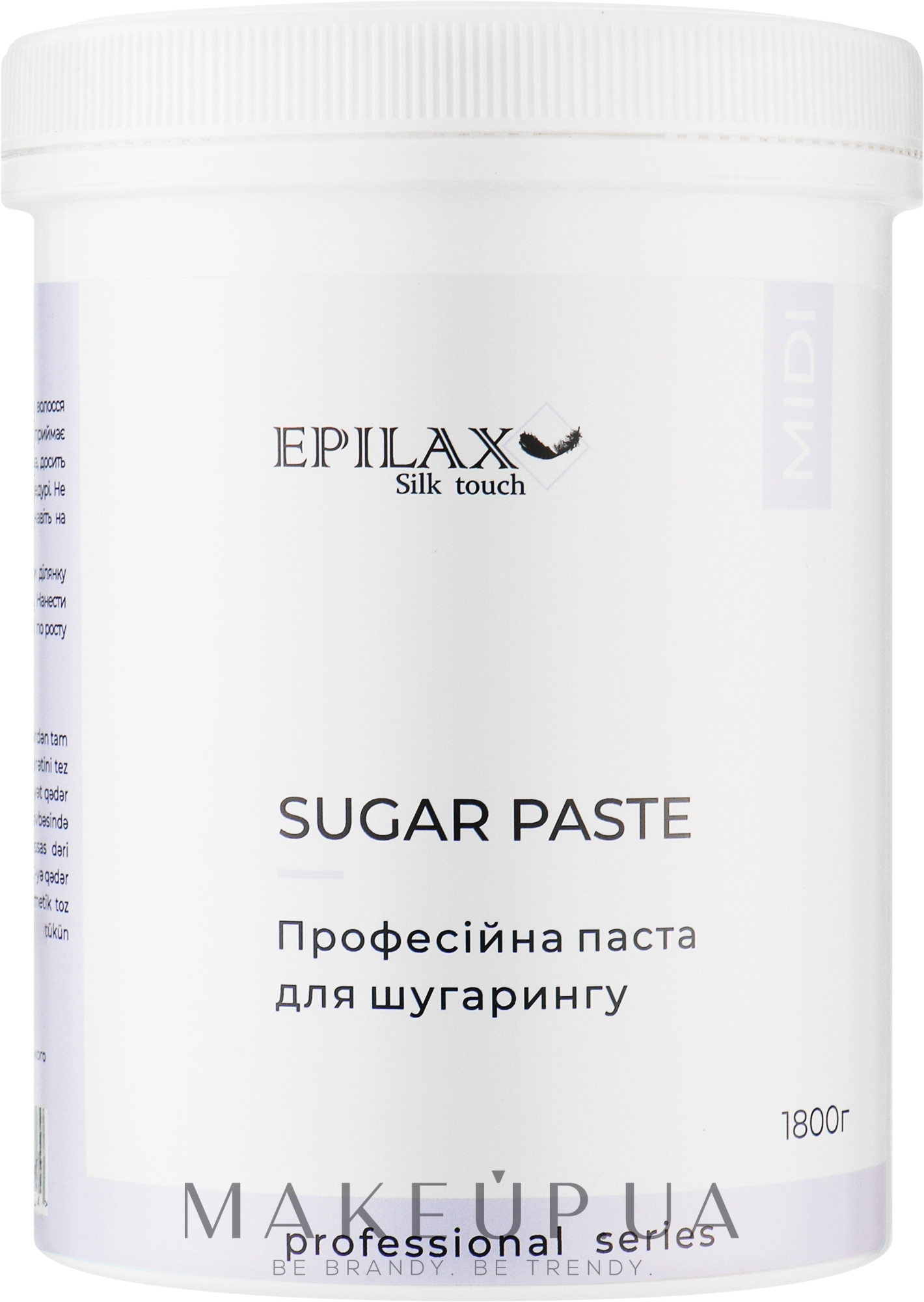 Сахарная паста для шугаринга "Midi" - Epilax Silk Touch Professional Sugar Paste — фото 1800g