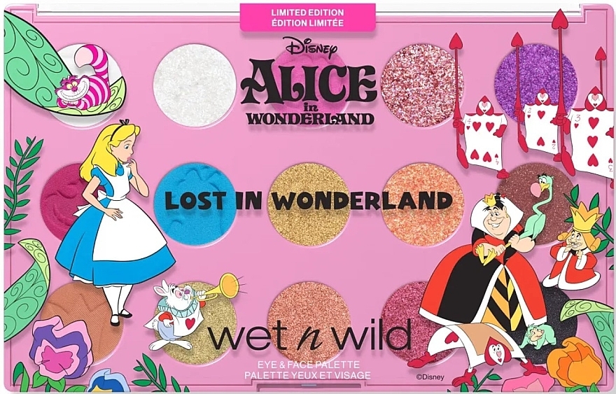 Палетка для макіяжу очей та обличчя - Wet N Wild Alice in Wonderland Lost In Wonderland Eye & Face Palette — фото N1