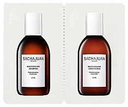 Набор пробников - Sachajuan Moisturizing Shampoo & Conditioner Duo (shm/10ml + cond/10ml) — фото N1