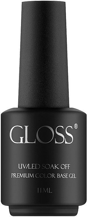 УЦІНКА Кольорова база для нігтів - Gloss Color Base Gel * — фото N1
