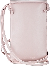 Чохол-сумка для телефону на ремінці, пудровий "Cross" - MAKEUP Phone Case Crossbody Powder — фото N2