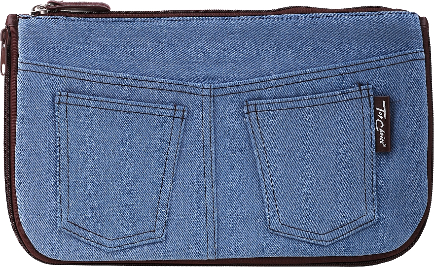 Косметичка "Real Jeans. Denim", 94545, синя - Top Choice — фото N1