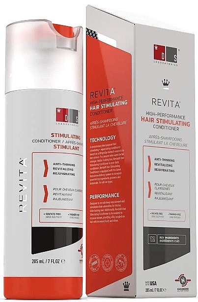 Кондиціонер для стимуляції росту волосся - DS Laboratories Revita High-Performance Hair Stimulating Conditioner — фото N1