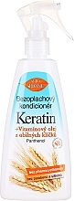 Несмываемый спрей-кондиционер для волос - Bione Cosmetics Keratin + Grain Sprouts Oil Leave-in Conditioner — фото N1