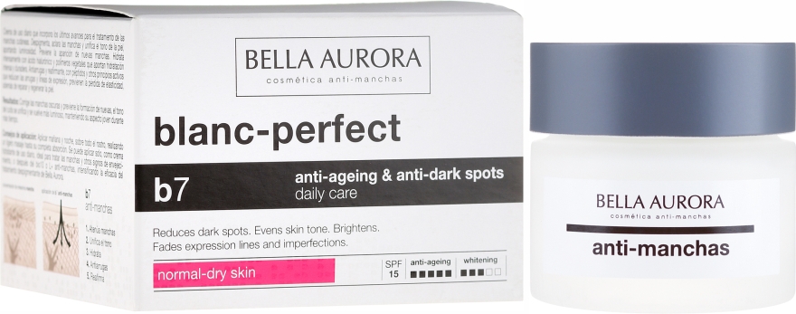 Крем проти зморщок для сухої шкіри - Bella Aurora B7 Dry Skin Daily Anti-Ageing Anti-Dark Spot Care — фото N1