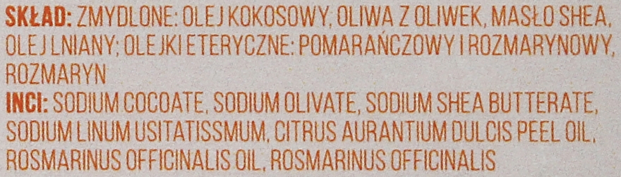 Натуральное мыло "Апельсин и розмарин" - Cztery Szpaki Orange & Rosemary Soap — фото N2