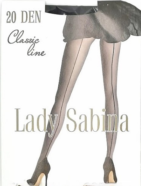 Колготы женские "Classic Line" 20 Den, nero - Lady Sabina — фото N1
