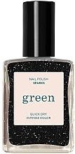 Парфумерія, косметика Лак для нігтів з блискітками - Manucurist Green Nail Polish Quick Dry Intense Color