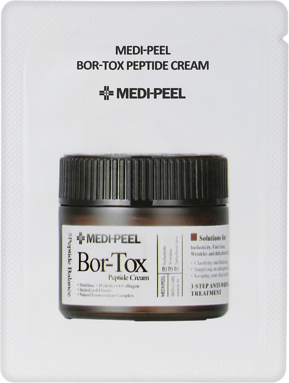 Лифтинг-крем с пептидным комплексом - Medi Peel Bor-Tox Peptide Cream (пробник) — фото N1