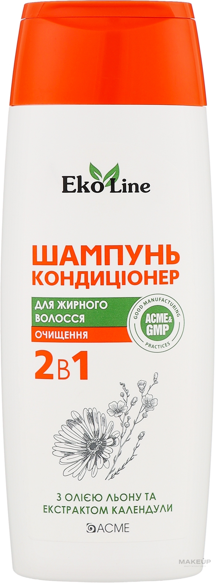 Шампунь-кондиціонер "EcoLine" для жирного волосся - Acme Color — фото 250ml