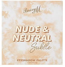 Палетка теней для век - Barry M Nude & Neutral Eyeshadow Palette  — фото N1