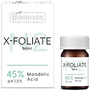 Миндальная кислота 45% - Bielenda Professional X-Foliate Basic Mandelic Acid 45% — фото N1