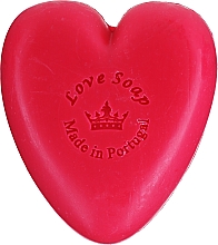 Натуральное мыло "Сердце" в подарочной коробке - Essencias De Portugal Love Soap Inside Of Limited Rose Edition — фото N3