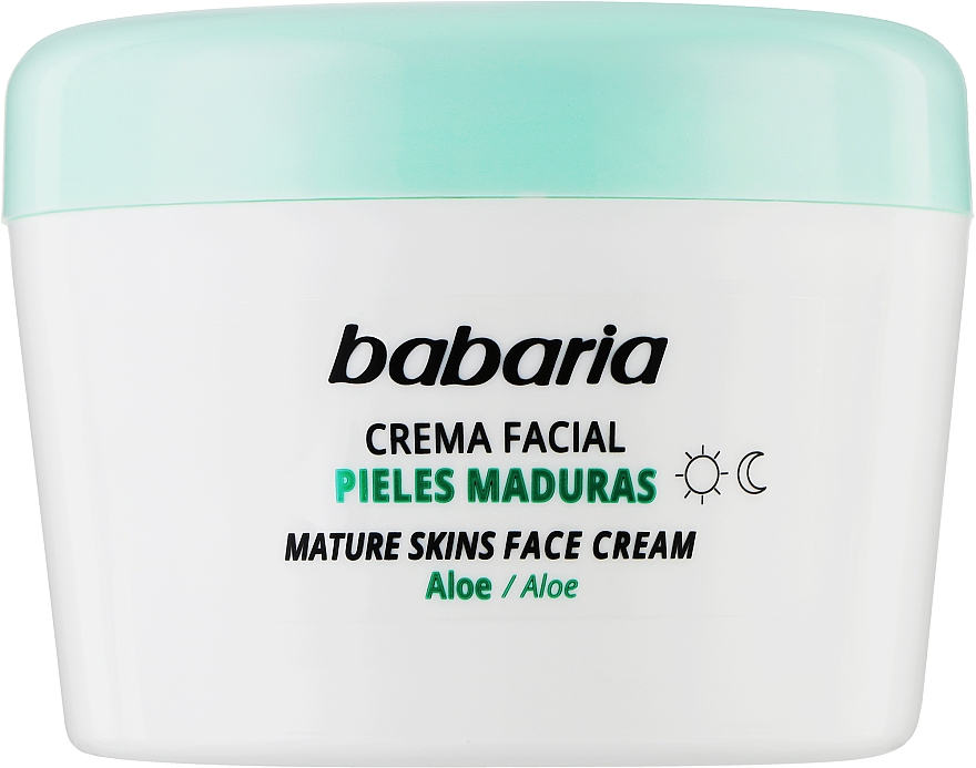 Крем для обличчя з алое вера для зрілої шкіри - Babaria Aloe Vera Mature Skin Face Cream — фото N1