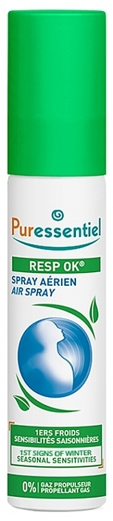 Респираторный спрей с 19 эфирными маслами - Puressentiel Resp OK Respirator Air Spray — фото N1