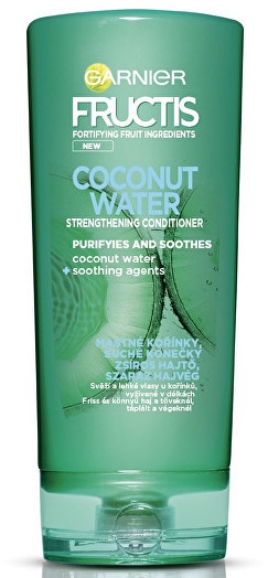 Кондиціонер для волосся зміцнювальний - Garnier Fructis Coconut Water Strengthening Conditioner — фото N1