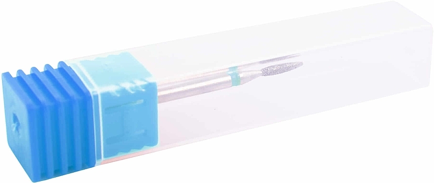 Алмазная фреза DSZ2 "Пламя", средняя, синяя - Sunone Diamond Nail Drill — фото N3