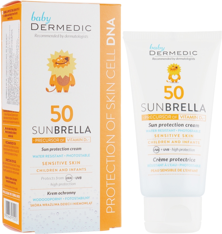 Сонцезахисний крем для дітей - Dermedic Sunbrella Baby Cream SPF50