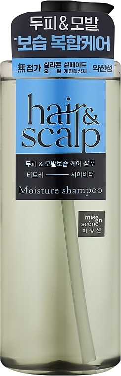 Шампунь для волос увлажняющий - Mise en Scene Hair & Scalp Moisture Shampoo — фото N1