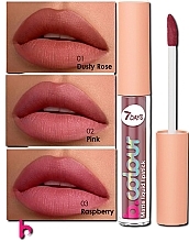 Матова рідка губна помада для губ - 7 Days B.Colour Matte Liquid Lipstick — фото N2