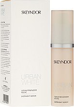 Парфумерія, косметика Активна освітлювальна нічна сироватка - Skeyndor Urban White Overnight Serum