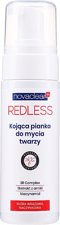 Успокаивающая пенка для лица - NovaClear Redless Soothing Facial Foam — фото N1