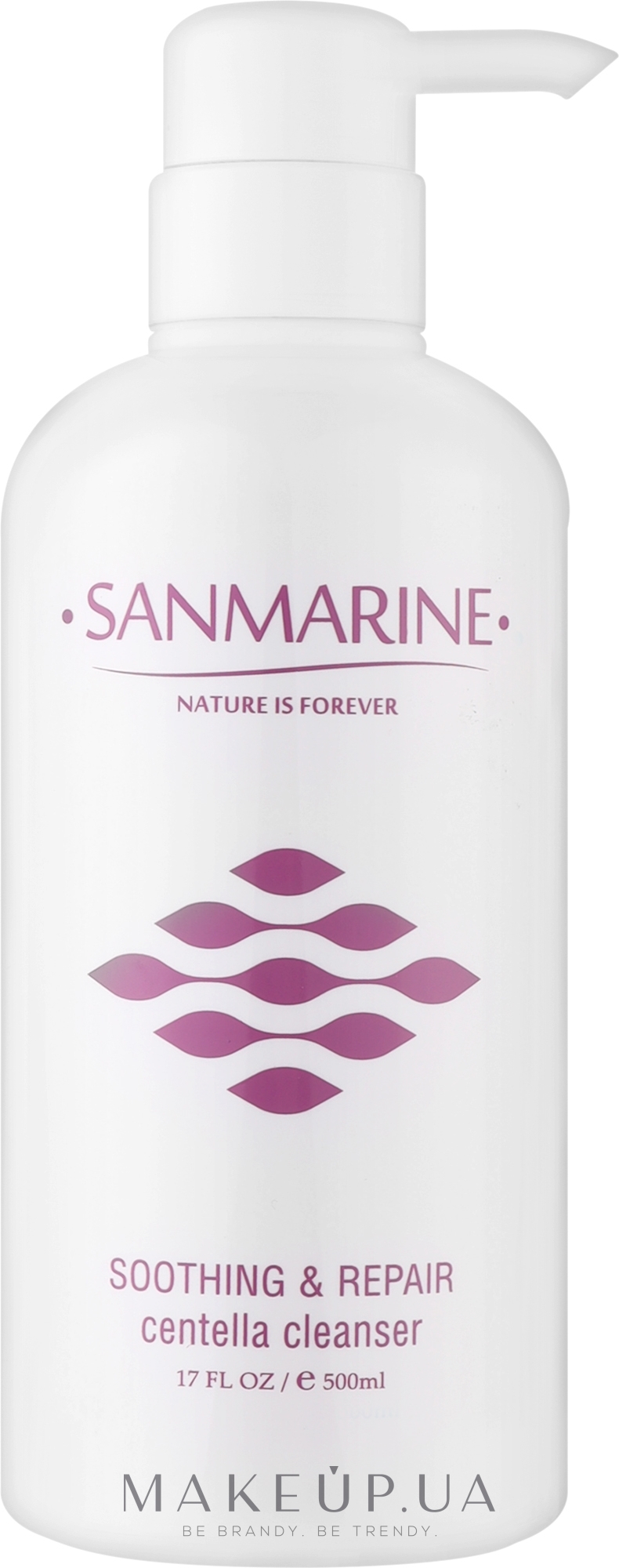 Молочко для очищення шкіри обличчя з центелою - Sanmarine Soothing & Repair Centella Cleanser — фото 500ml
