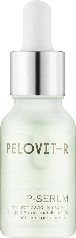 Гіалуронова сироватка для обличчя з екстрактом лікувальних грязей - Pelovit-R P-Serum Hyaluron