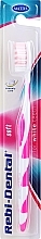 Парфумерія, косметика Зубная щетка Rebi-Dental M57, мягкая, розовая - Mattes