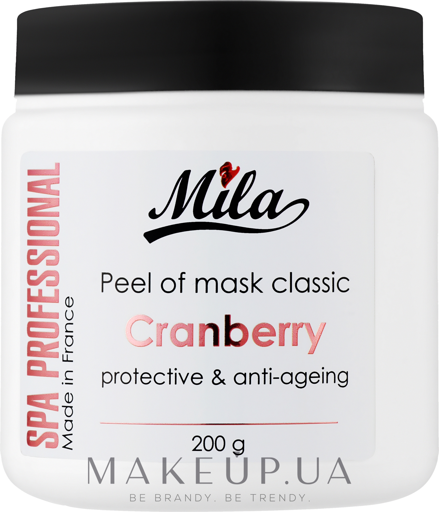 Маска альгінатна, глюкозна, порошкова "Журавлина" - Mila Glucoempreinte Peel Off Mask Protective&Anti-Ageing — фото 200g