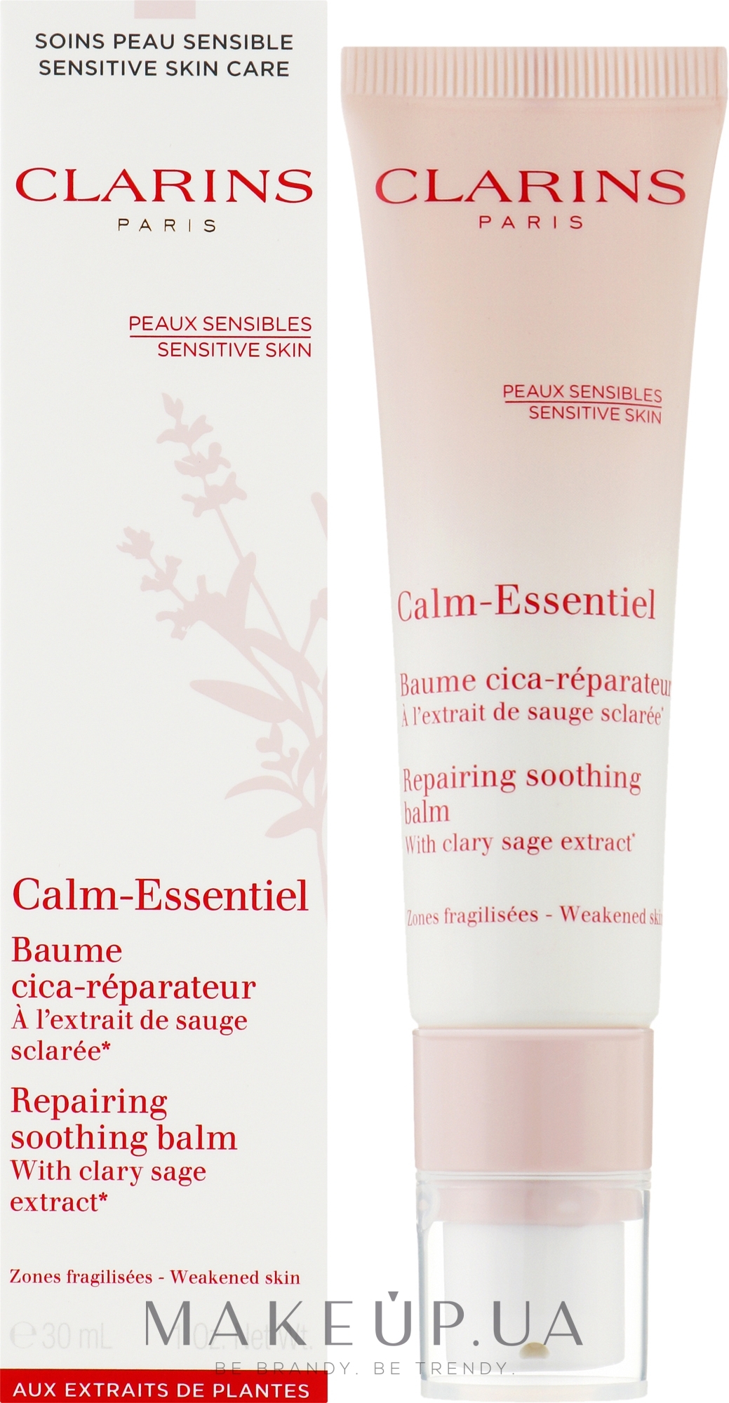Бальзам для чувствительной кожи лица и тела - Clarins Calm-Essentiel Repairing Soothing Balm — фото 30ml