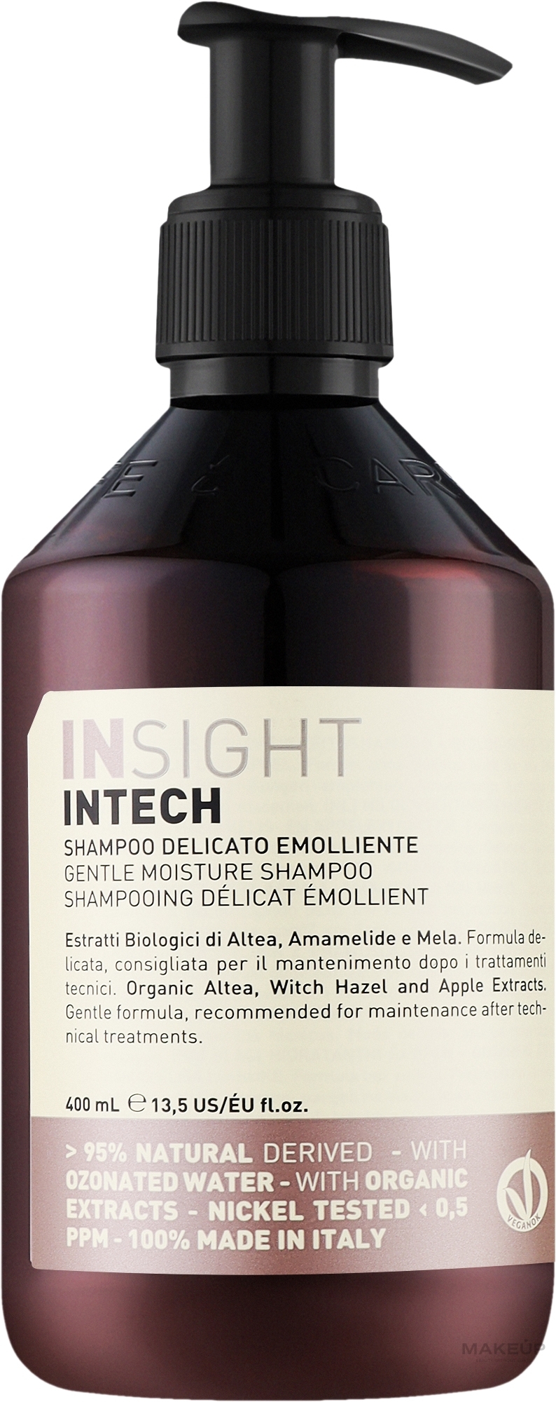 Зволожувальний безсульфатний шампунь - Insight Intech Gentle Moisture Shampoo — фото 400ml