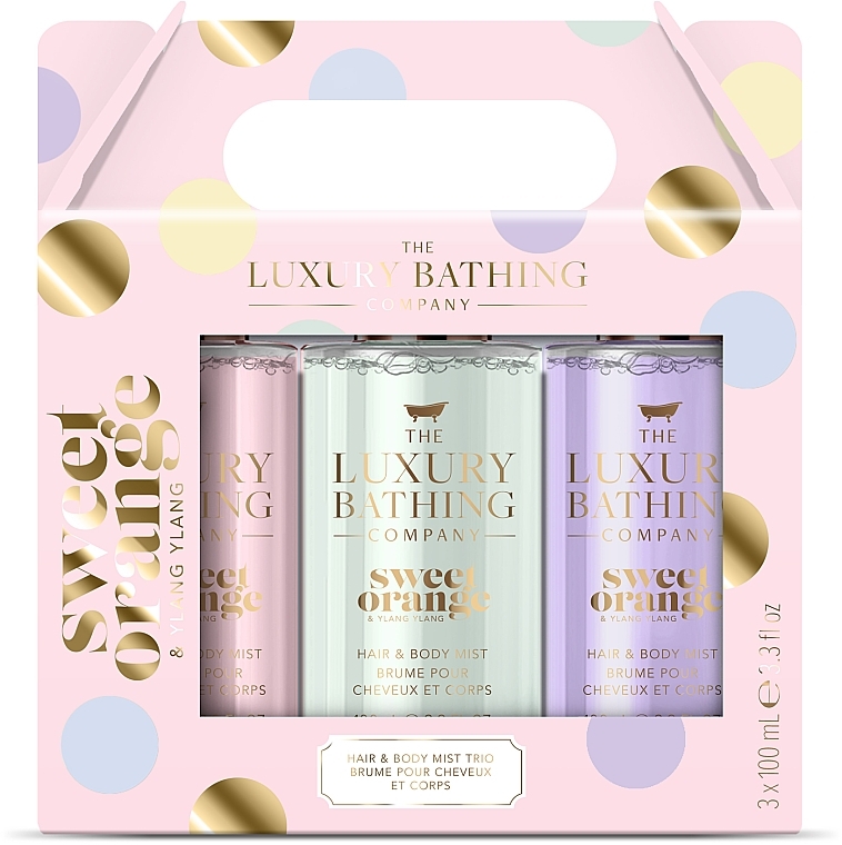 Набор - Grace Cole The Luxury Bathing Temping Trio Set (h/b/spray/100ml*3)  — фото N1