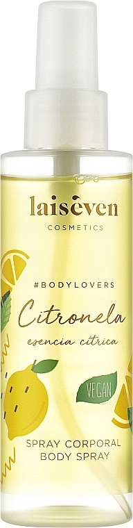 Спрей-міст для тіла "Citronella" - Laiseven Body Spray — фото N1