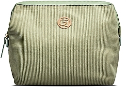 Парфумерія, косметика Косметичка, 10016-14, зелений оксамит - Gillian Jones Mia Cosmetic Bag Green Velvet