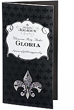 Набор украшений из кристаллов для груди и пупка, черно-красные - Petits Joujoux Gloria Set Black-Red — фото N2