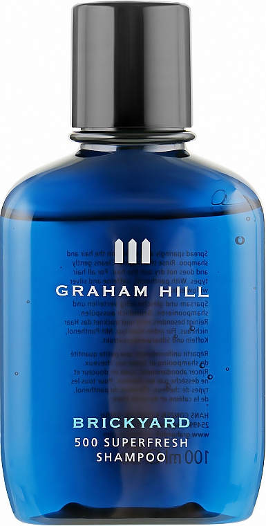 Шампунь для щоденного миття волосся - Graham Hill Brickyard 500 Superfresh Shampoo — фото N1