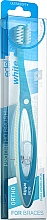 Ортодонтична зубна щітка, блакитна - Edel+White Pro Ortho Toothbrush — фото N1