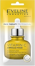 Парфумерія, косметика Ампульна крем-маска "Вітамін С" для обличчя - Eveline Cosmetics Face Therapy Professional Ampoule Face Mask