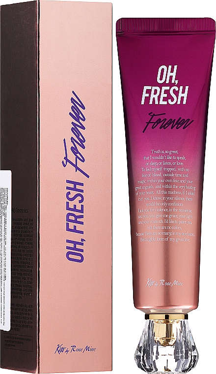 Крем для тела с цветочным ароматом ириса - Kiss by Rosemine Fragrance Cream Oh, Fresh Forever — фото N2