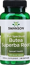 Пищевая добавка "Корень Бутэа Суперба", 400 мг - Swanson Full Spectrum Butea Superba Root — фото N1