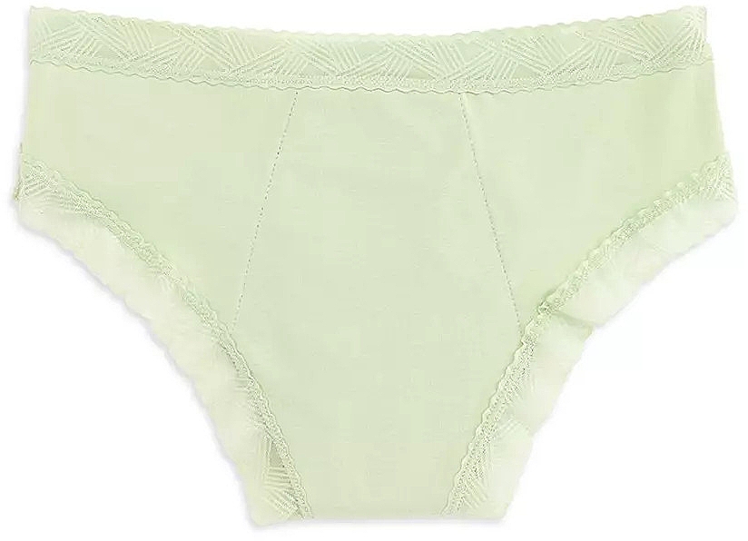 Менструальные трусы, зеленые - Platanomelon Kiwitas Doble Blonda Menstrual Briefs — фото N2