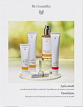 Духи, Парфюмерия, косметика Набор - Dr. Hauschka (lipstick/4.9g + h/cr/10ml + cr/5ml + clean/cr/10ml + toner/10ml)