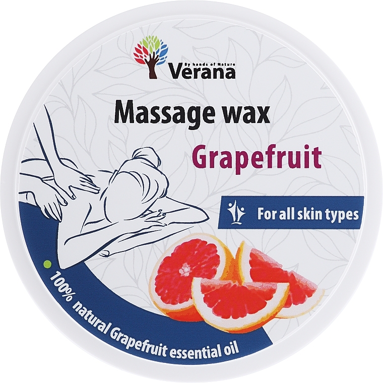 Воск для массажа "Грейпфрут" - Verana Massage Wax Grapefruit — фото N1