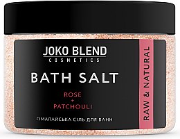 Парфумерія, косметика Гімалайська сіль для ванн "Троянда-пачулі" - Joko Blend Bath Salt