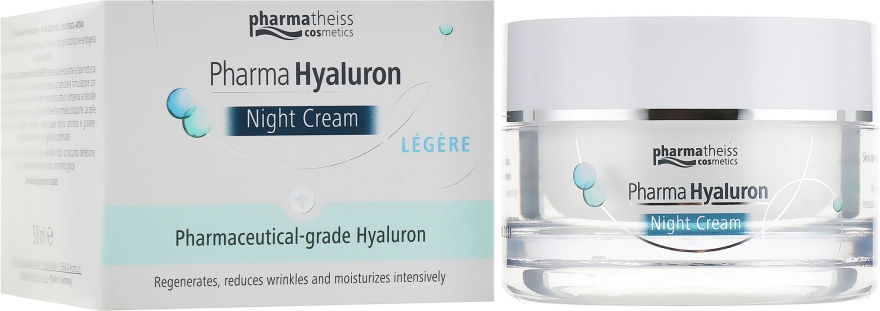 Крем ночной для лица - Pharma Hyaluron Nigth Cream Legere — фото N7